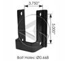 Rear of Front - Leaf Spring Shackle - M1731